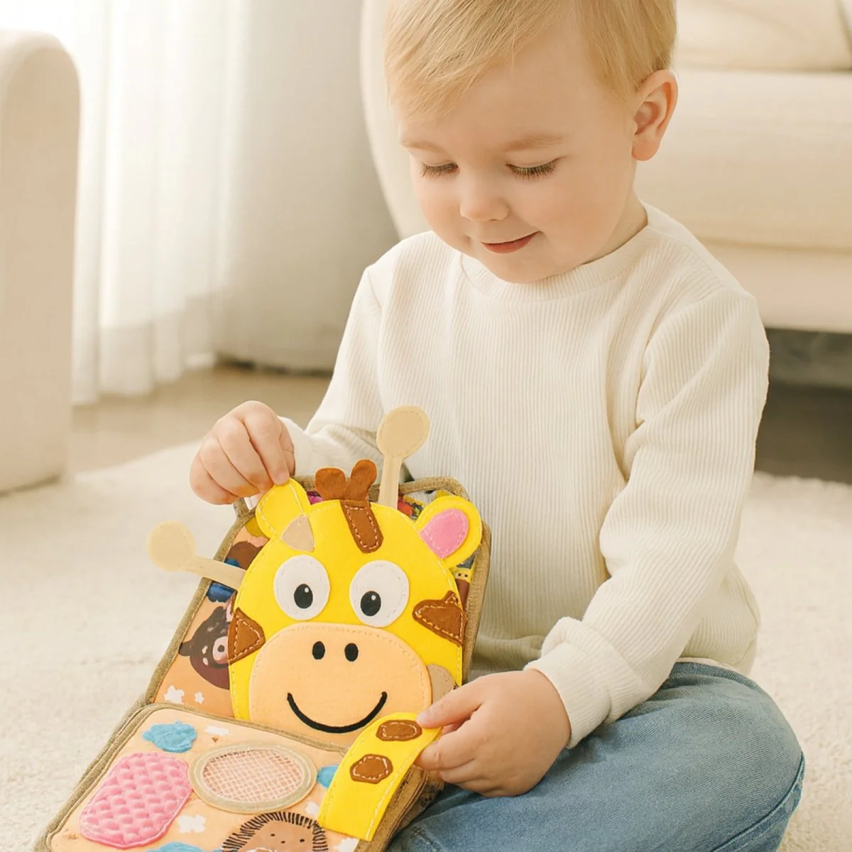 Interactive Montessori Quiet Book Toy - Image 2