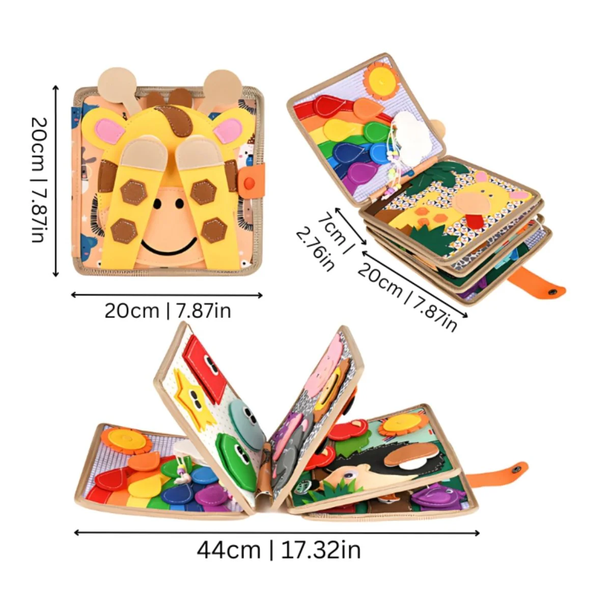 Interactive Montessori Quiet Book Toy - Image 3