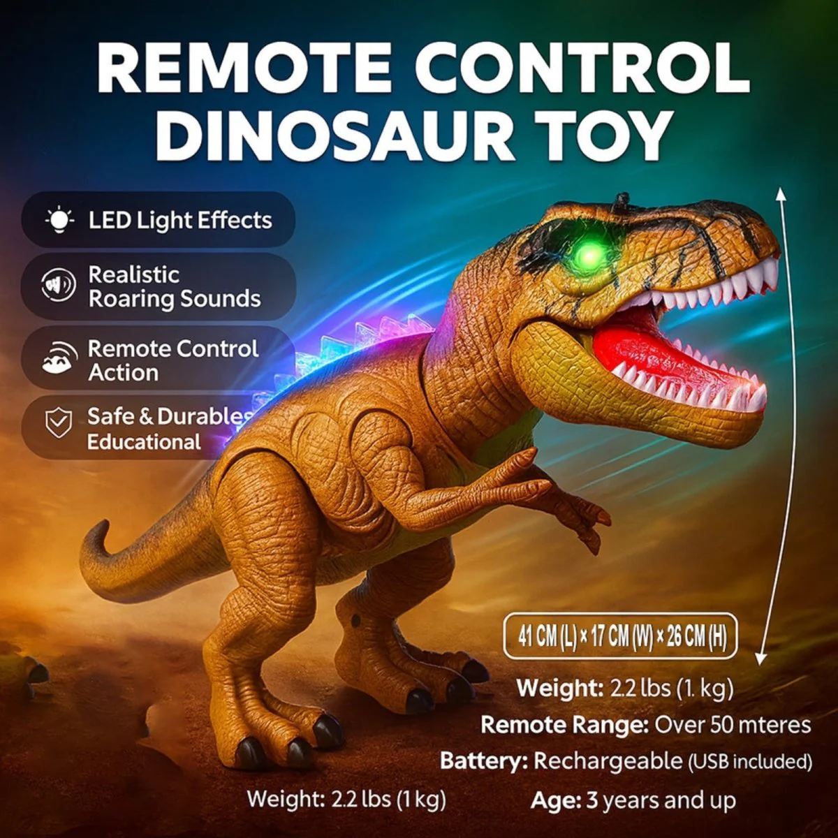 Remote Control Dinosaur Toy - Image 7