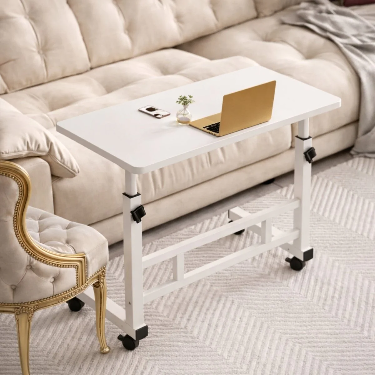 The Virelai Rolling Workstation | Tilt-Top Mobile Sanctuary - Image 3