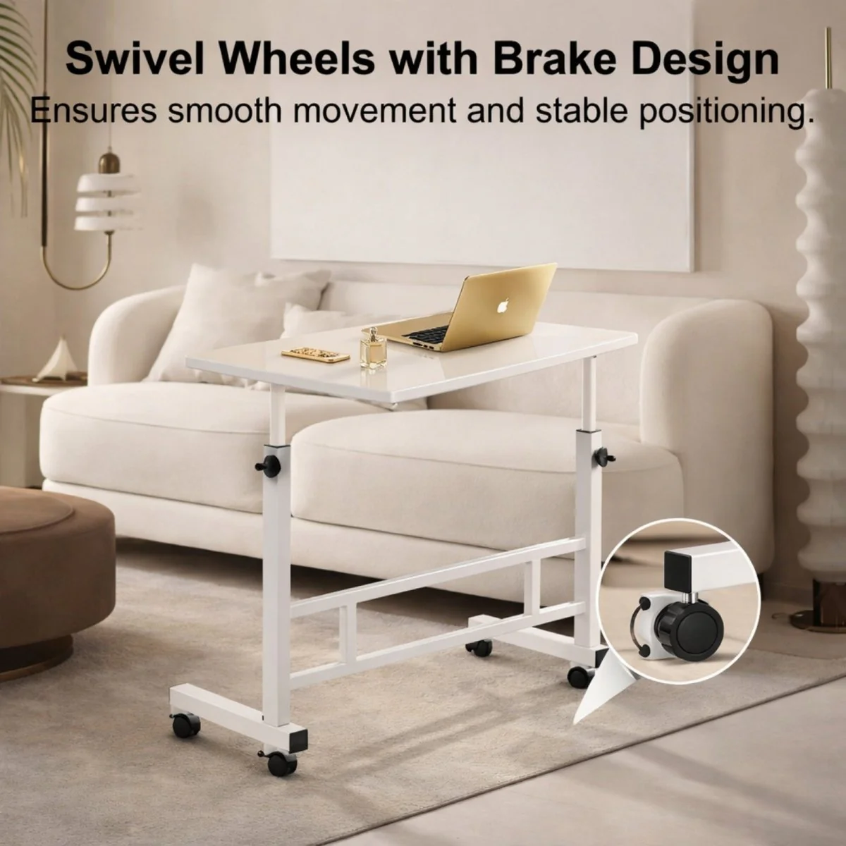 The Virelai Rolling Workstation | Tilt-Top Mobile Sanctuary - Image 7