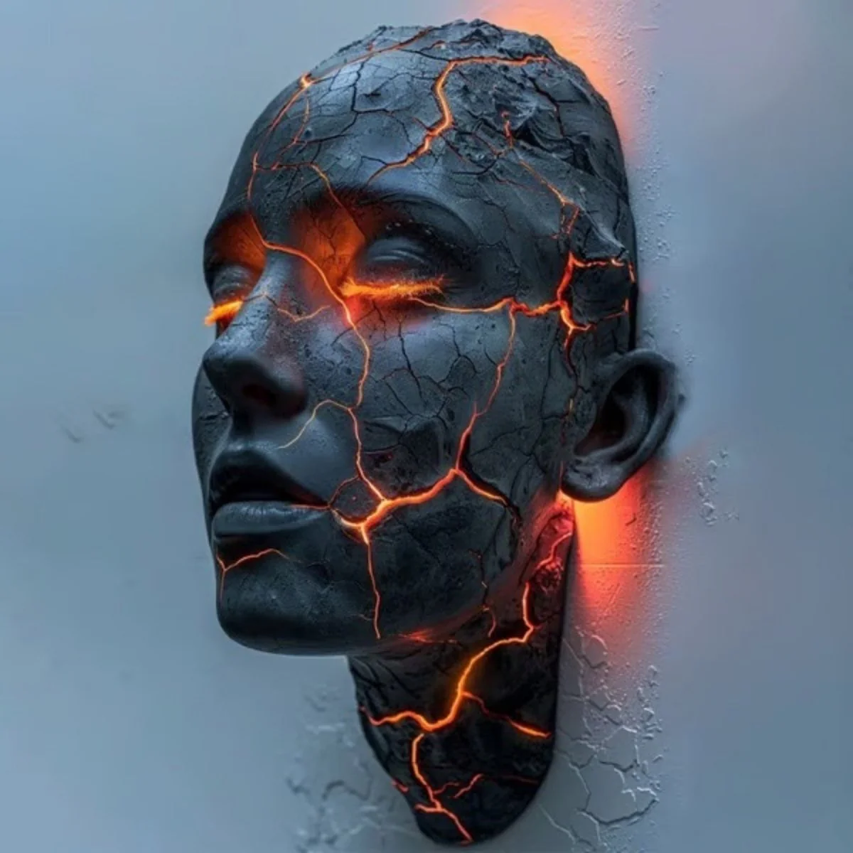 Cracks of the Eternal Flame - Orange