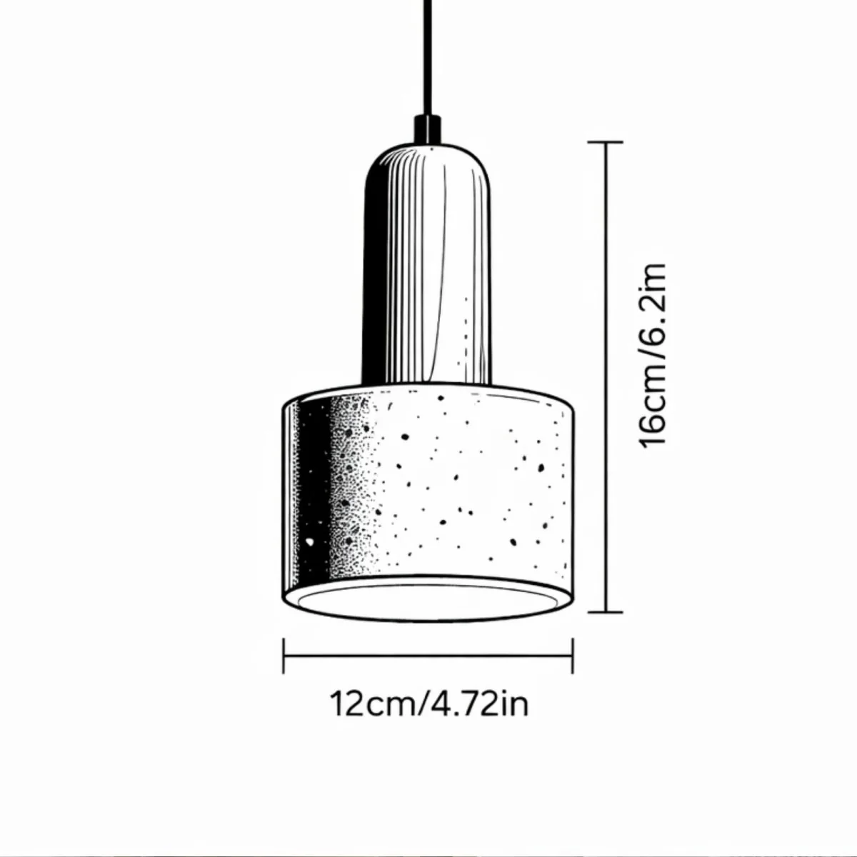 The Kyoto Harmony Pendant | Organic Stone &amp; Wood Hanging Light - Image 13
