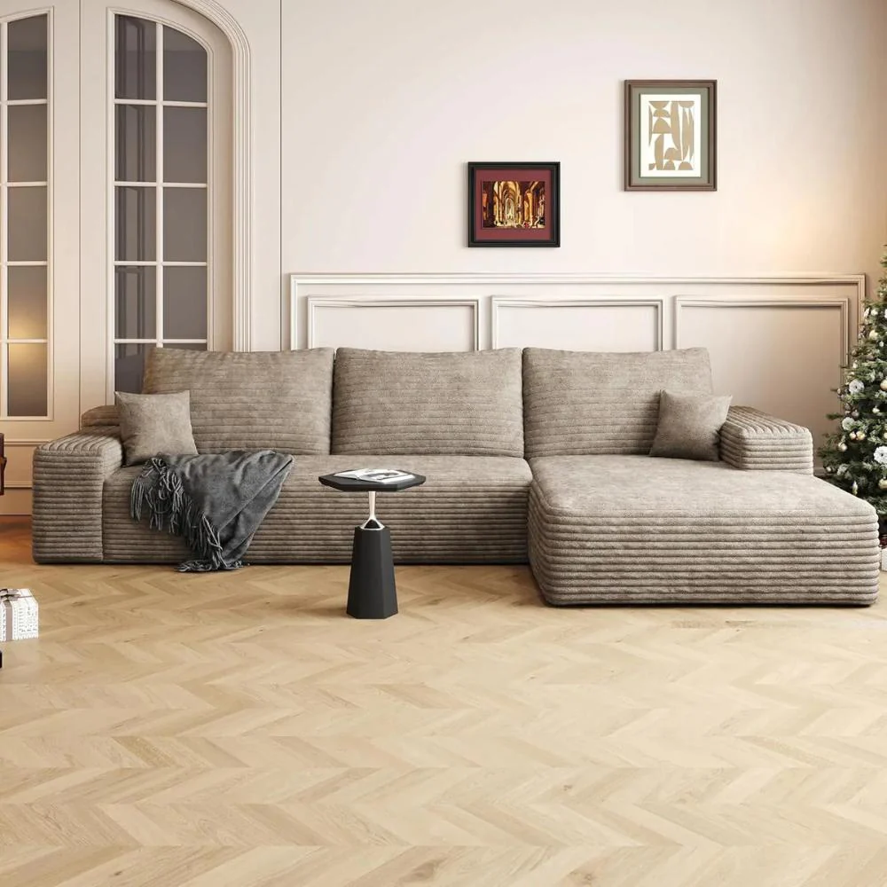 L-Shaped Sectional Sofa with Chaise - Image 3
