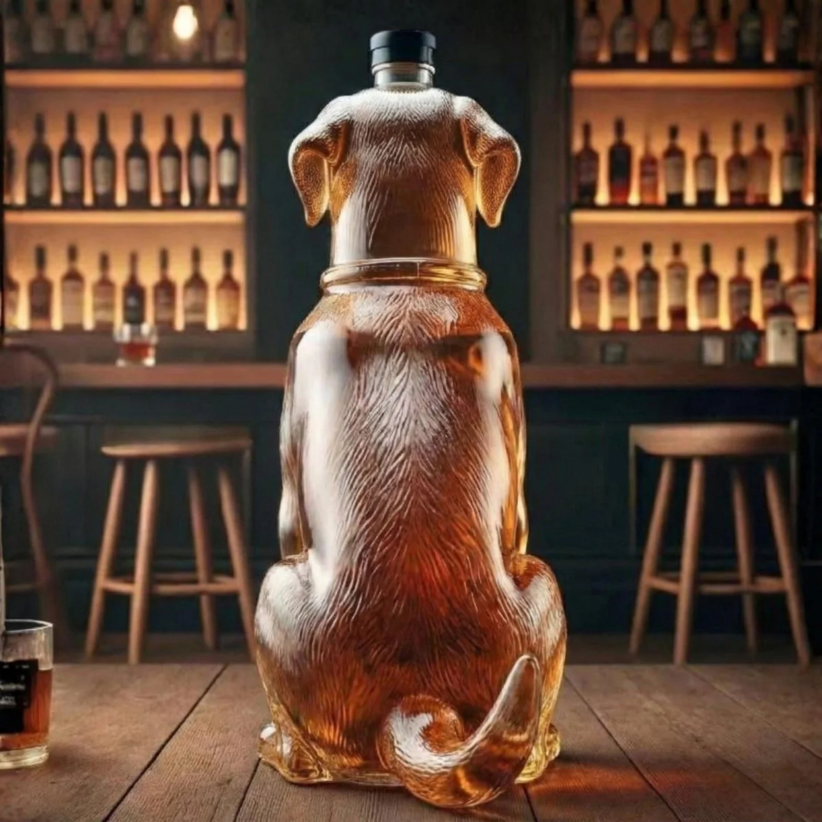 Labrador Retriever Whiskey Bourbon Decanter Bottle - Image 3