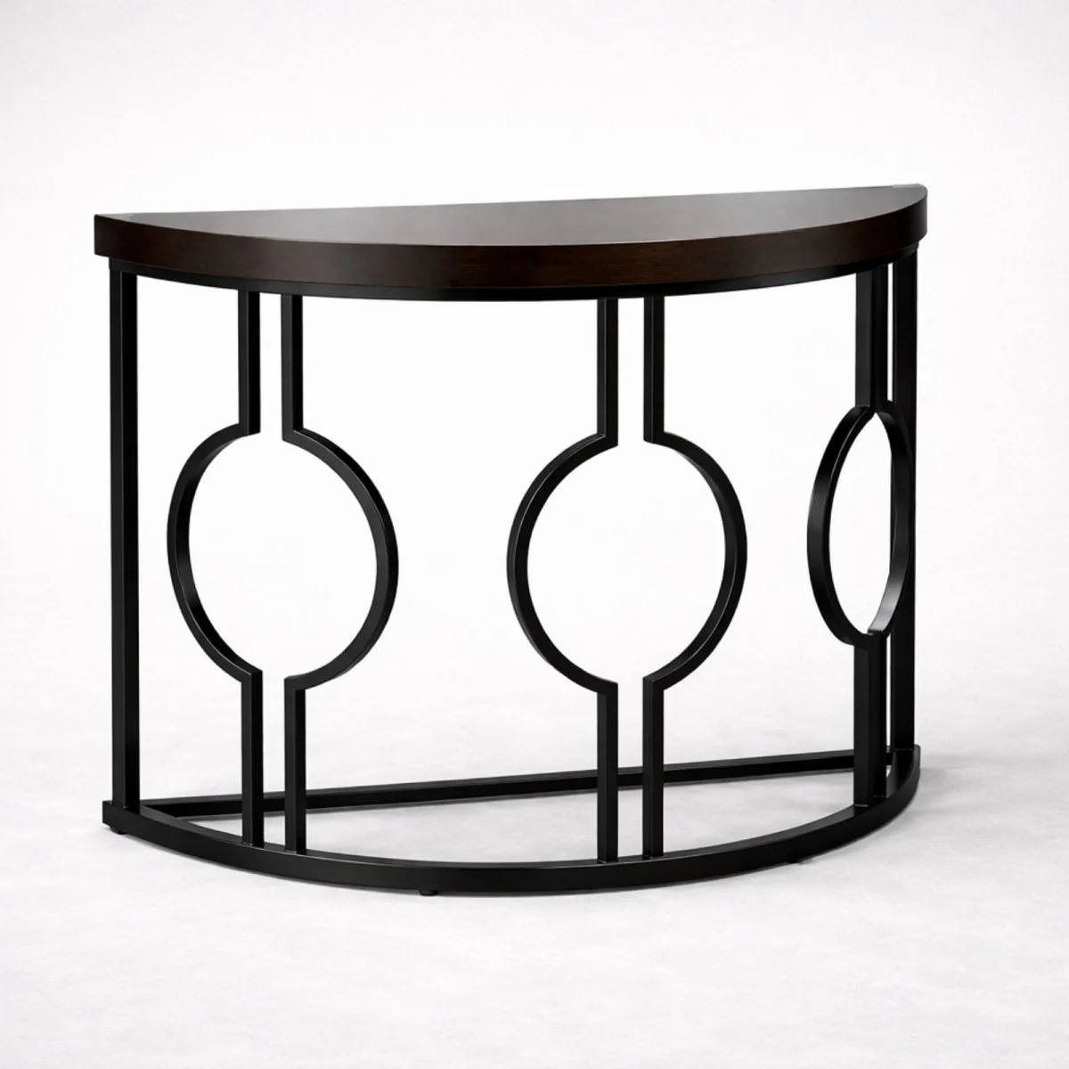 The Meridian Demilune | Geometric Architectural Console - Image 7