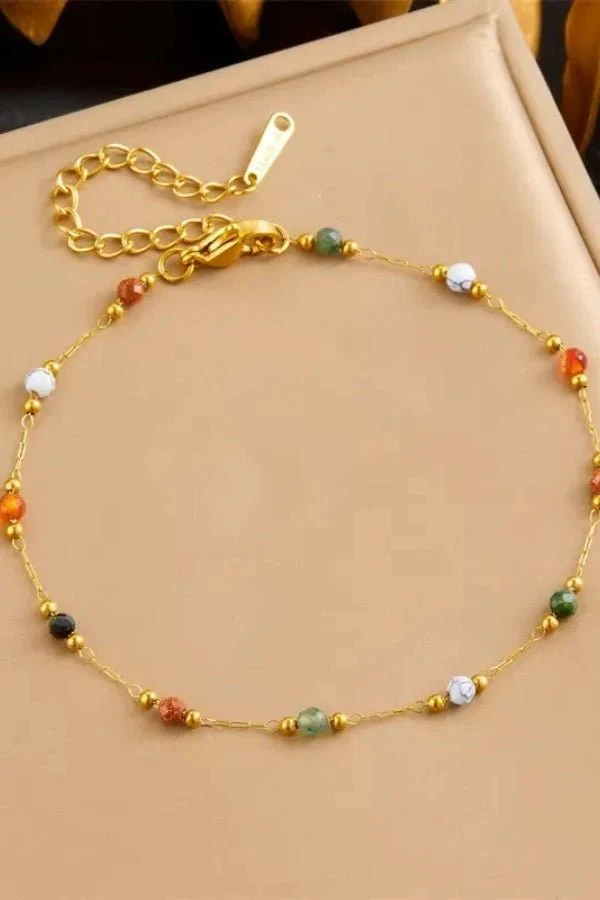 Minerva Rainbow Beaded Bracelet - Image 4
