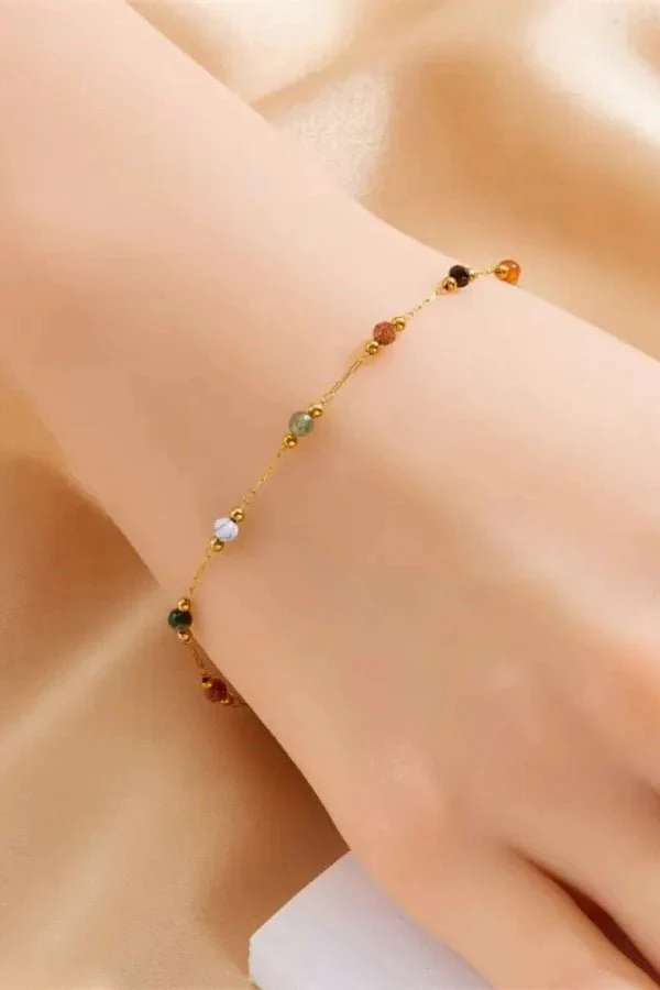 Minerva Rainbow Beaded Bracelet - Image 5