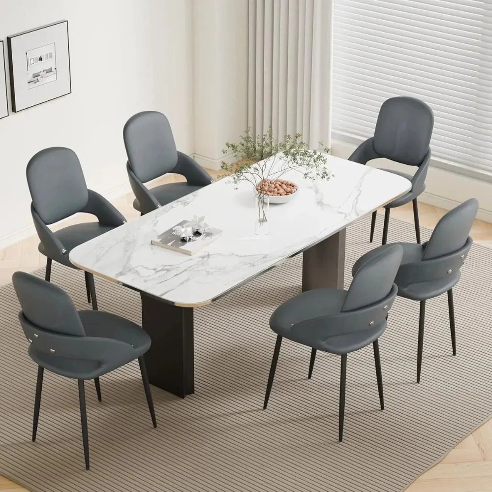 Versatile Modern Chairs Set of 6 - Image 2