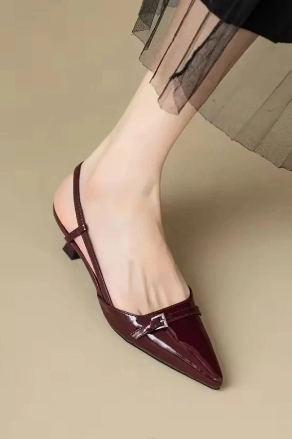 Morgan Slingback Heels - Image 5