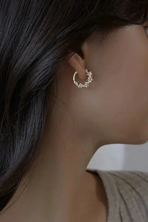 Pearl Drop Earrings - Image 14