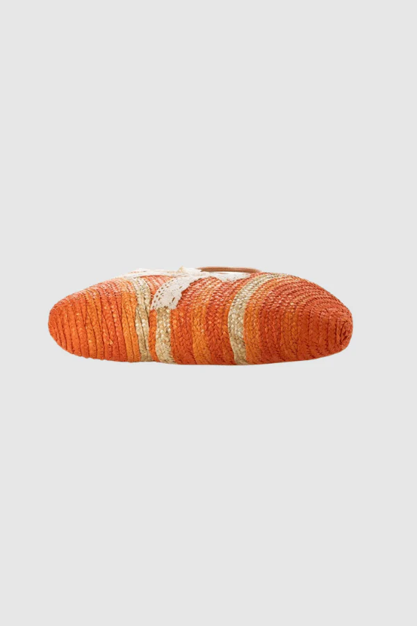 Rainbow Stripe Straw Bag - Image 4