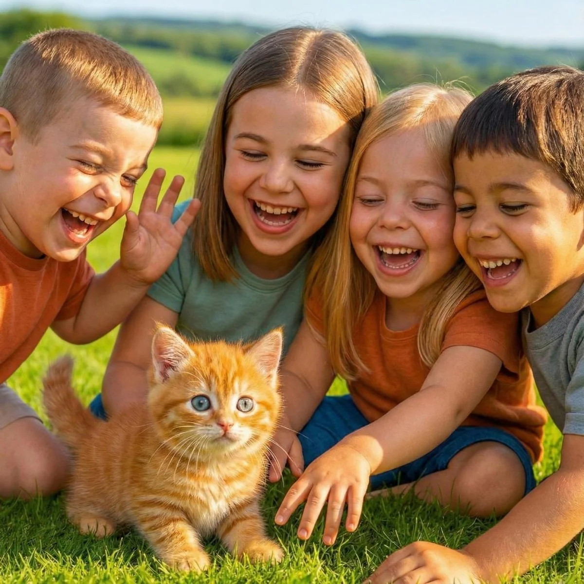 Realistic Interactive Orange Tabby Robot Kitten – Walking & Meowing Electronic Pet Toy - Image 5