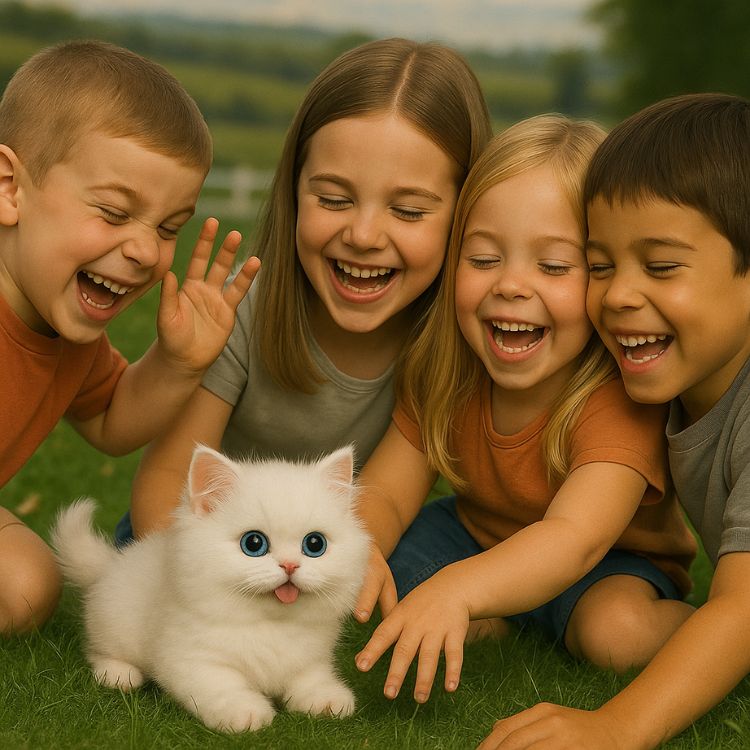 Realistic Interactive Robot Kitten – White Persian Cat Toy | Walks, Meows & Wags Tail - Image 5