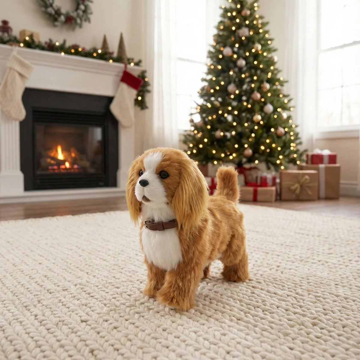 Realistic Interactive Robot Puppy – Cavalier King Charles Spaniel Toy | Walks, Barks & Wags Tail - Image 2