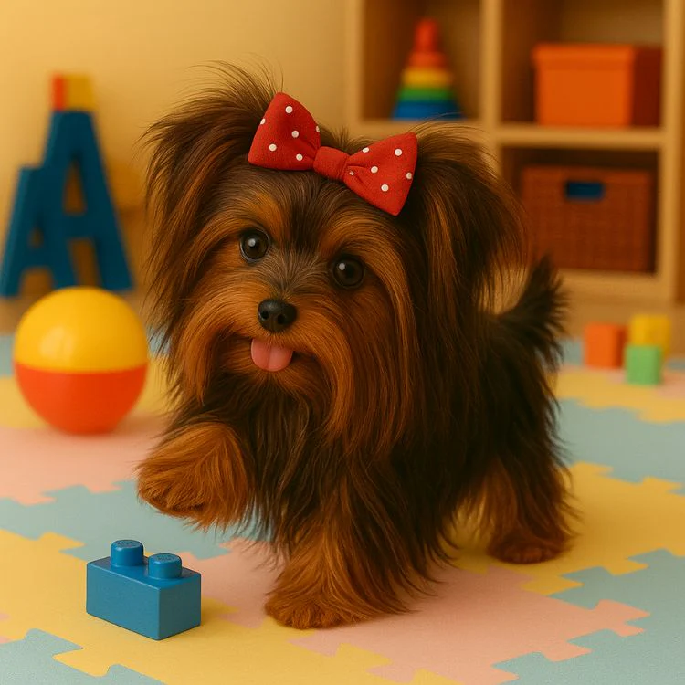 Realistic Interactive Yorkshire Terrier Robot Puppy – Walking & Barking Electronic Pet Toy - Image 6