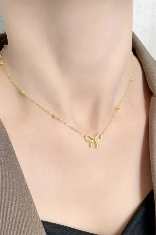 Ribbon Necklace - Image 4