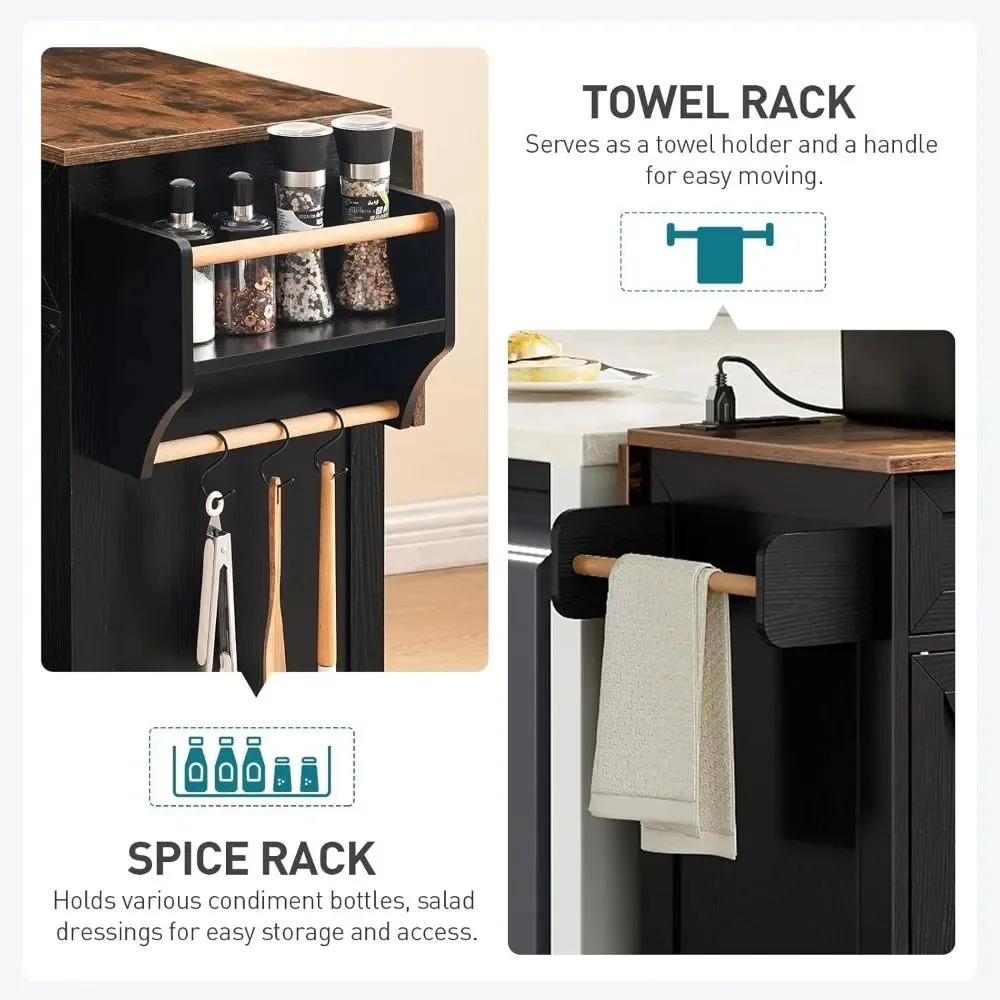 Wood Countertop and Coffee Station Setup - Image 4