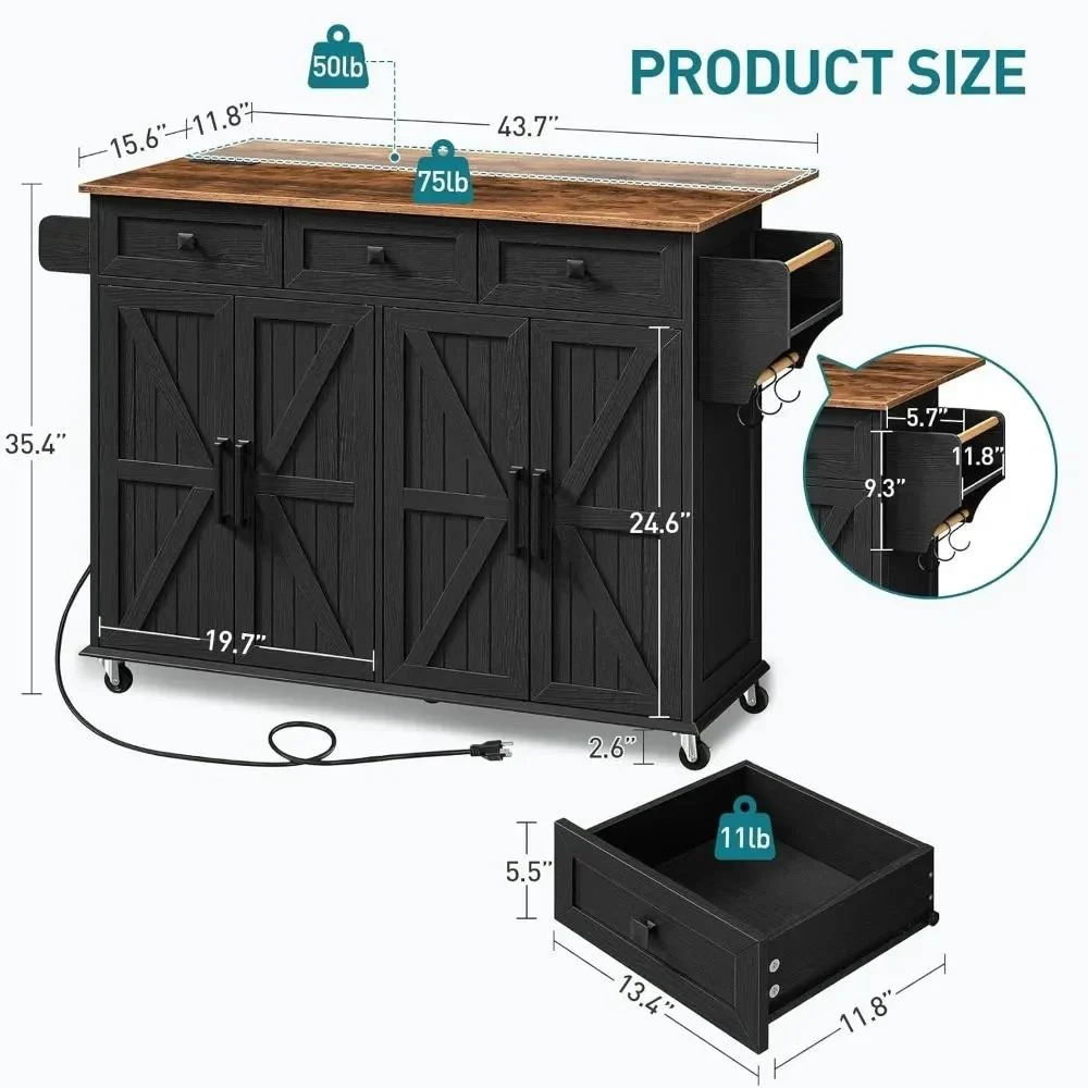 Wood Countertop and Coffee Station Setup - Image 8
