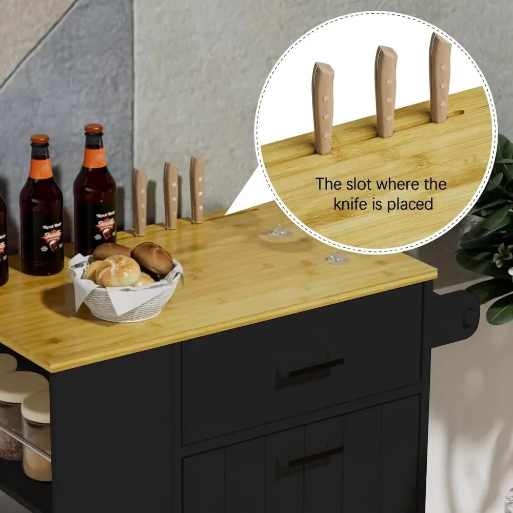 Rolling Kitchen Cart - Image 4