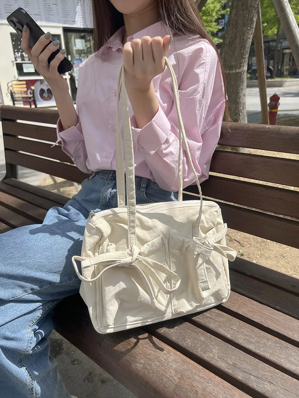 Rory Bow Tied Bag - Image 24