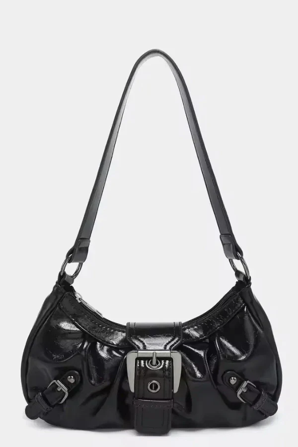 Sage Buckle Shoulder Bag - Image 16