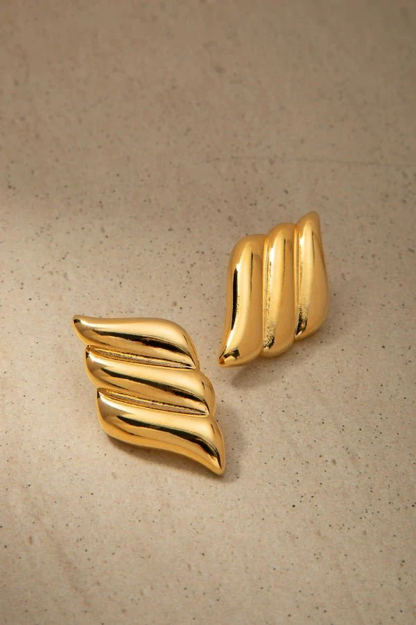 Aitana Three Layer Wing Earrings - Image 5