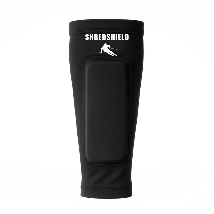 Ski Boot Shin Guards Gel Padded Protection | Eliminate Shin Bang & Pain | Premium Anti-Friction Sleeve for Men & Women | ShredShield by Kouvr - Image 2