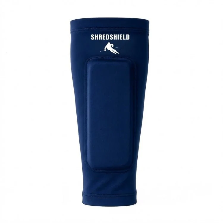 Ski Boot Shin Guards Gel Padded Protection | Eliminate Shin Bang & Pain | Premium Anti-Friction Sleeve for Men & Women | ShredShield by Kouvr - Image 3