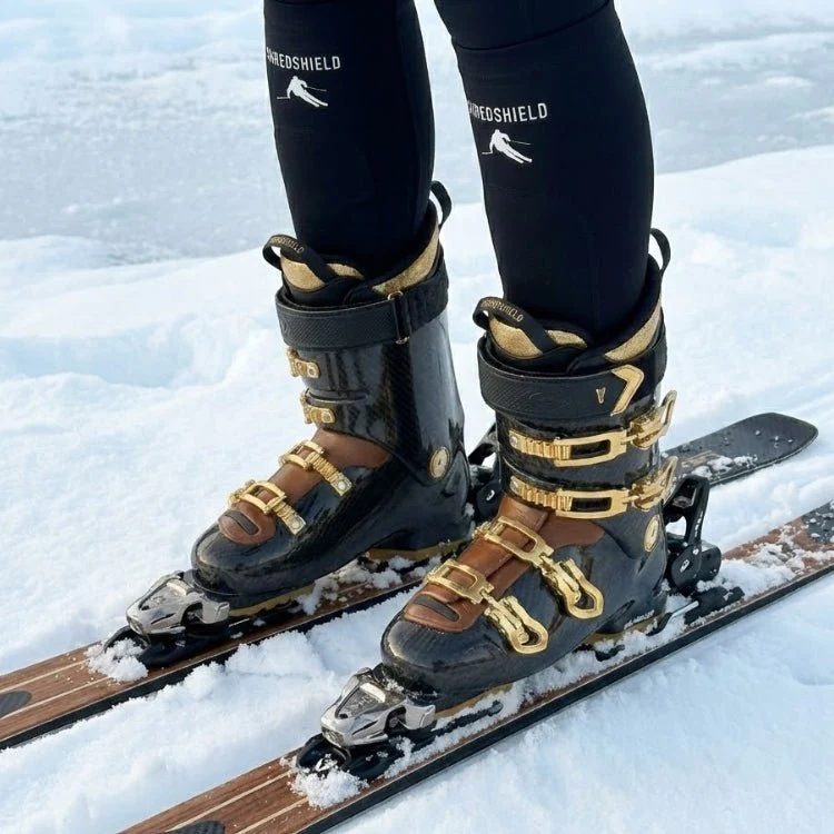 Ski Boot Shin Guards Gel Padded Protection | Eliminate Shin Bang & Pain | Premium Anti-Friction Sleeve for Men & Women | ShredShield by Kouvr - Image 8
