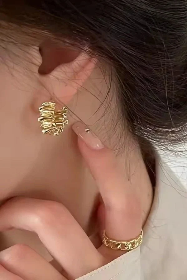 Stella Sculpted Hoops - Image 2