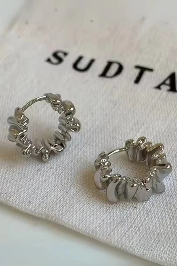 Stella Sculpted Hoops - Image 5