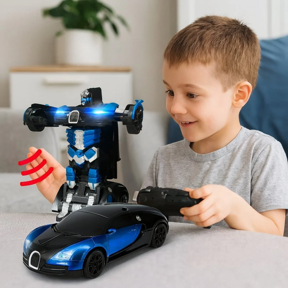 Morphing RoboRacer RC Transforming Car - Image 4