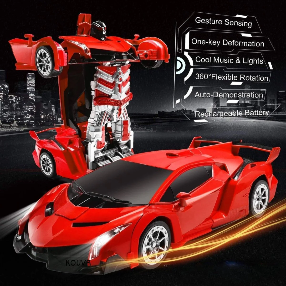 Morphing RoboRacer RC Transforming Car - Image 7