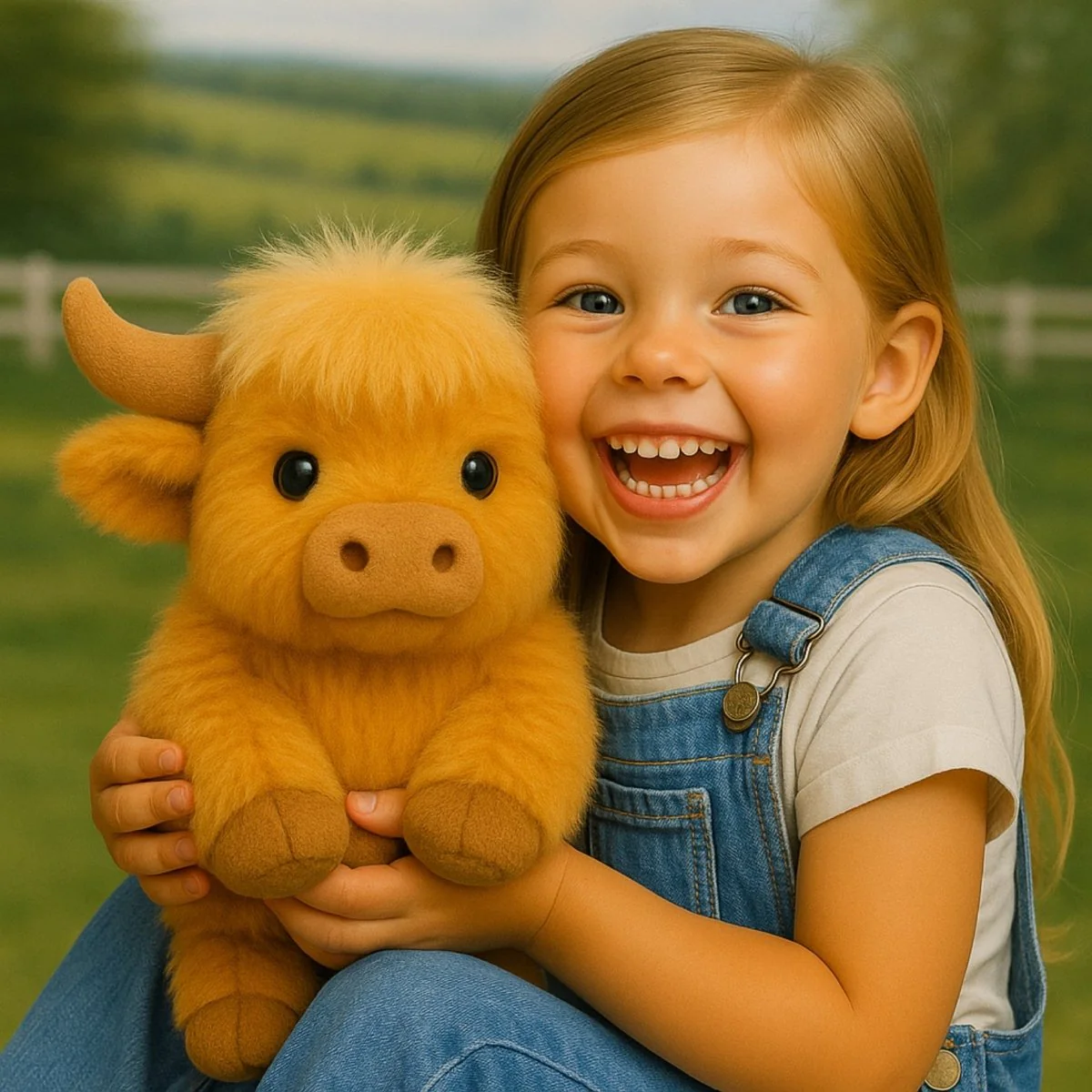 Weighted Baby Highland Cow Plush | Anxiety Relief & Sleep Aid Stuffed Animal - Image 4