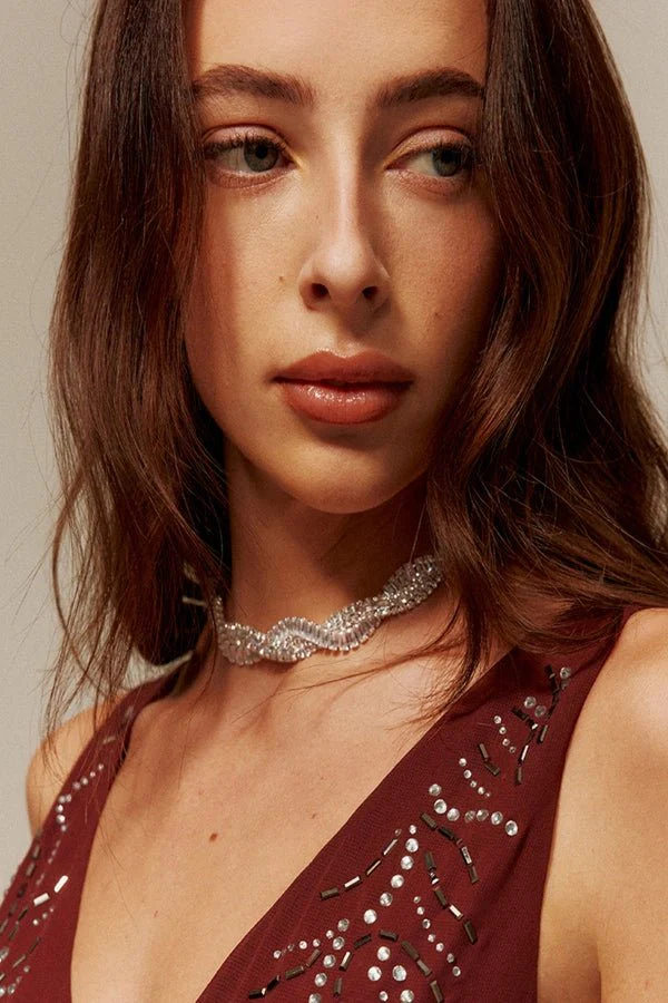 Willa Twist Choker Necklace - Image 3